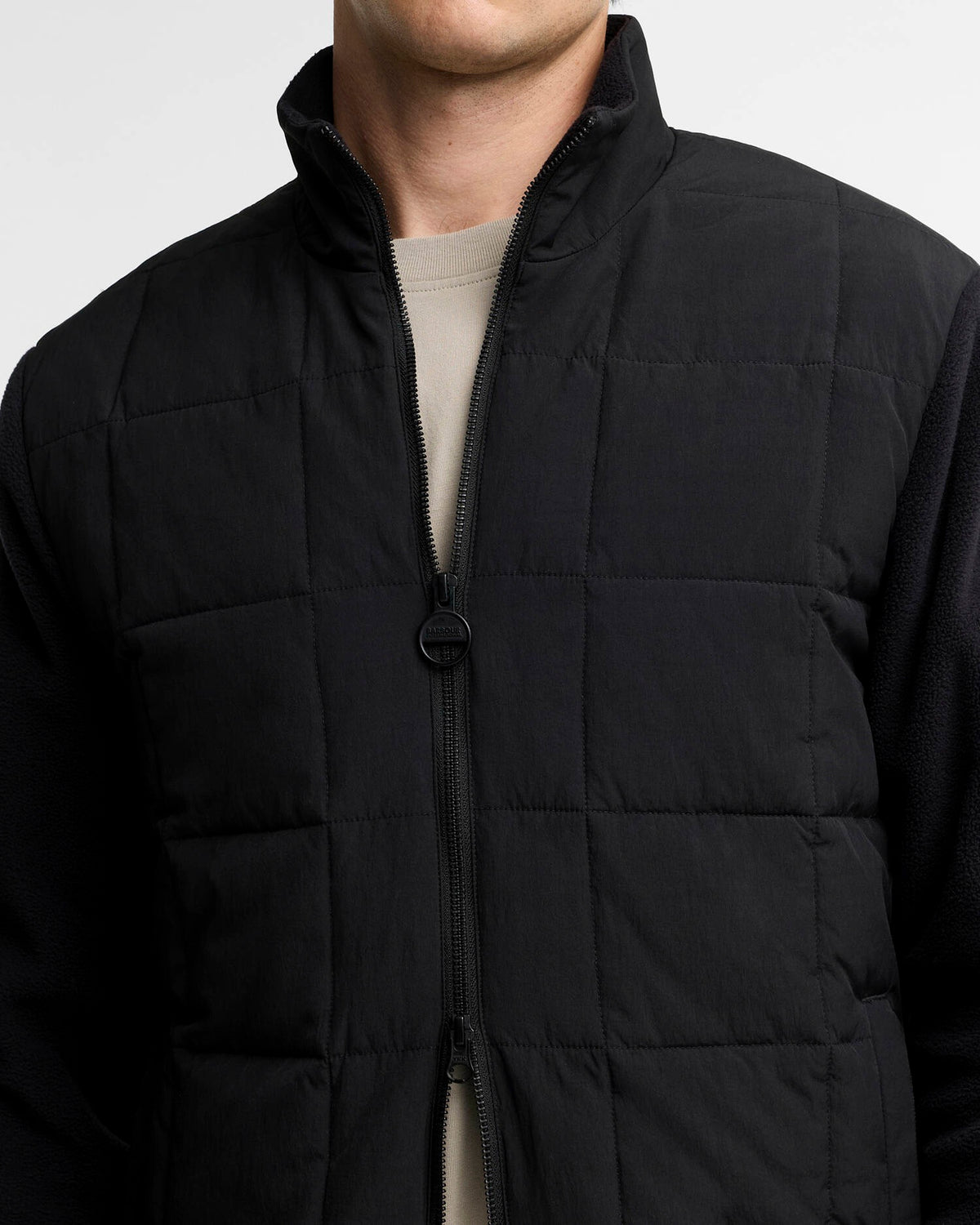 Barbour International Burnhope Quilted Sweat - Black
