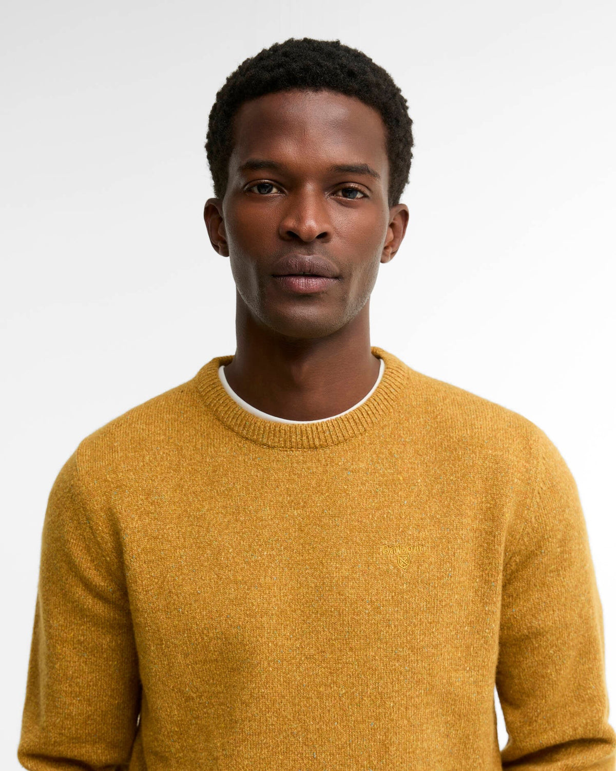 Barbour Essential Tisbury Crew-Neck Jumper - Copper