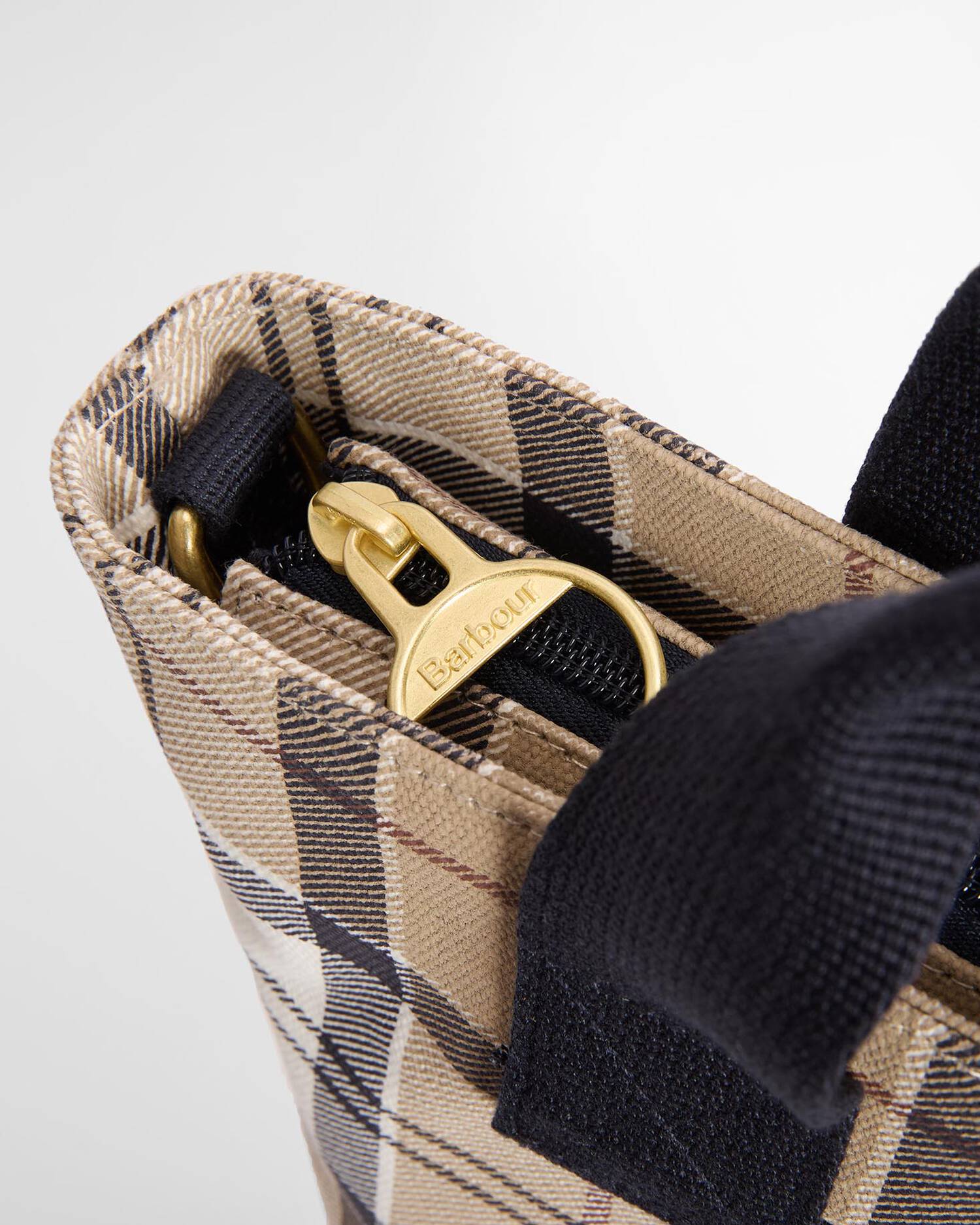 Barbour Maisy Tartan Tote Bag - Rosewood Tartan