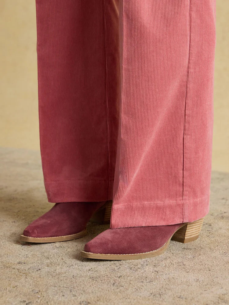 Joules Fernhill Cord Pink Trousers