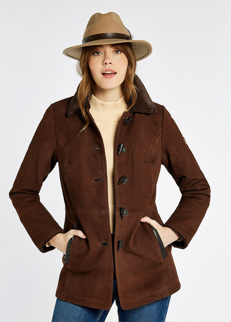 Dubarry Clarke Womans Leather Jacket - Walnut