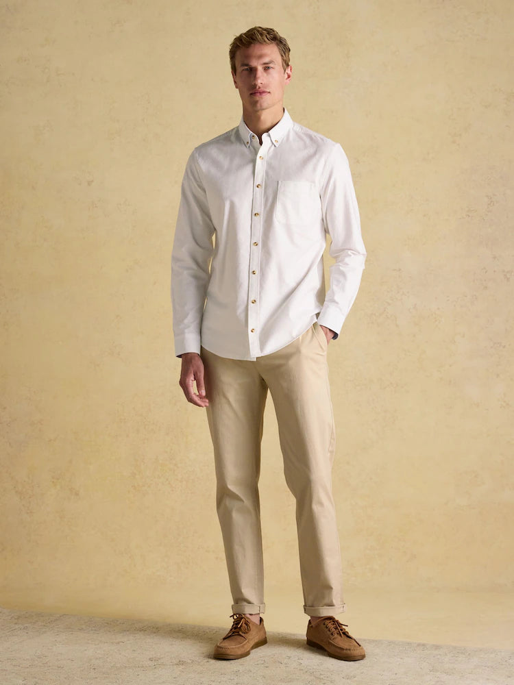 Joules White Classic Fit Oxford Shirt