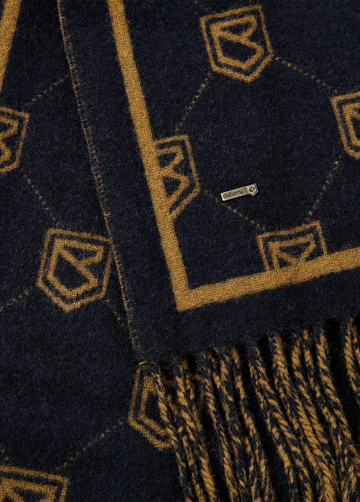 Dubarry Templehouse Wool Scarf - Navy