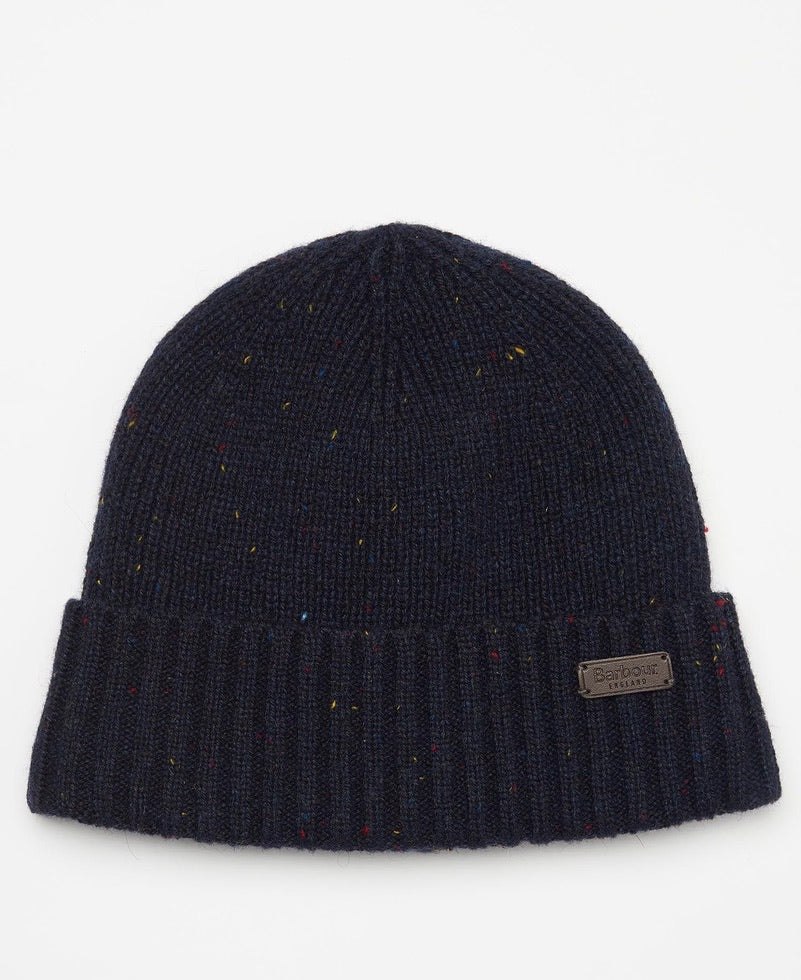 Barbour Carlton Fleck Beanie & Scarf Gift Set - Black