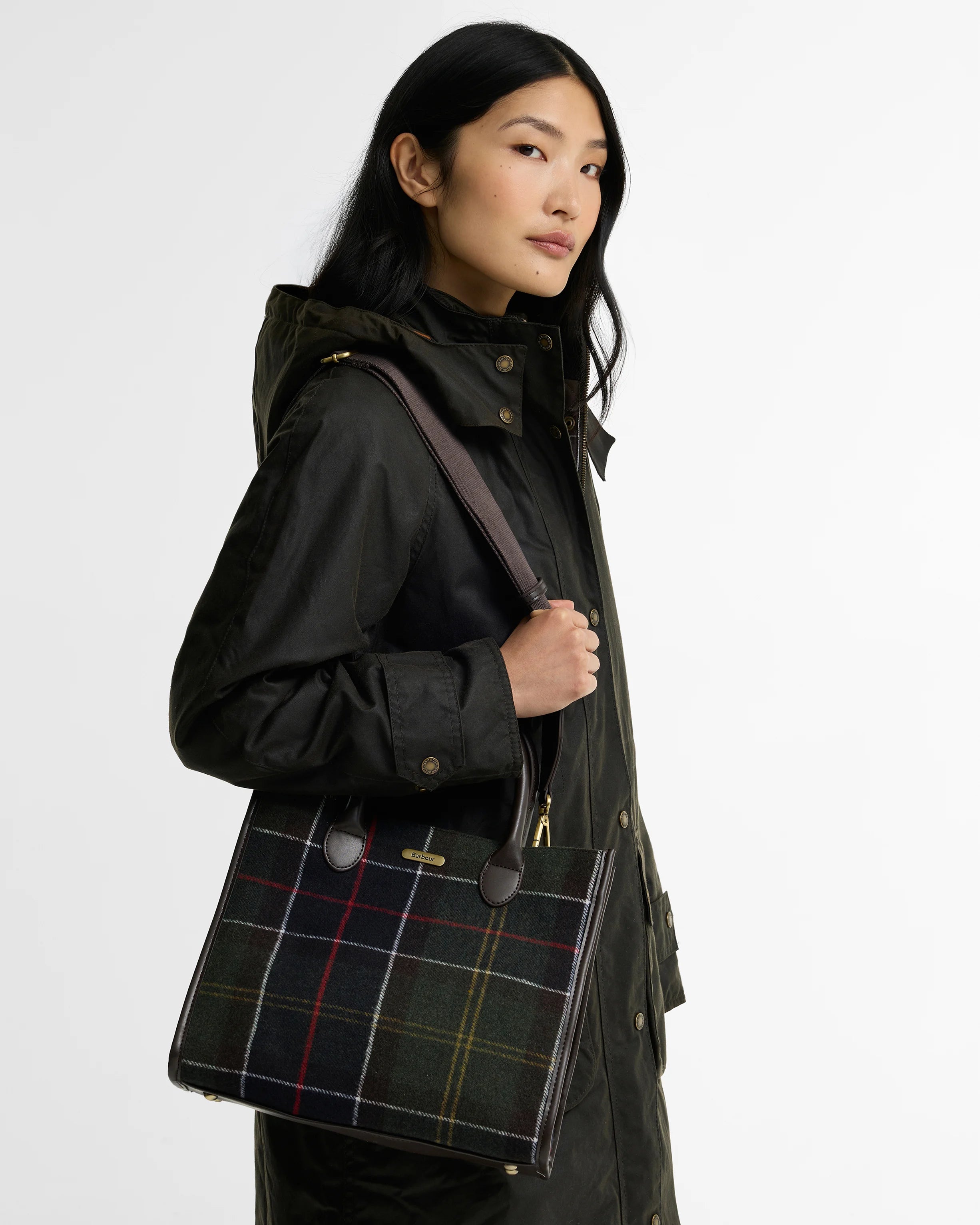 Barbour Barrhill Tartan Tote Bag - Classic Tartan