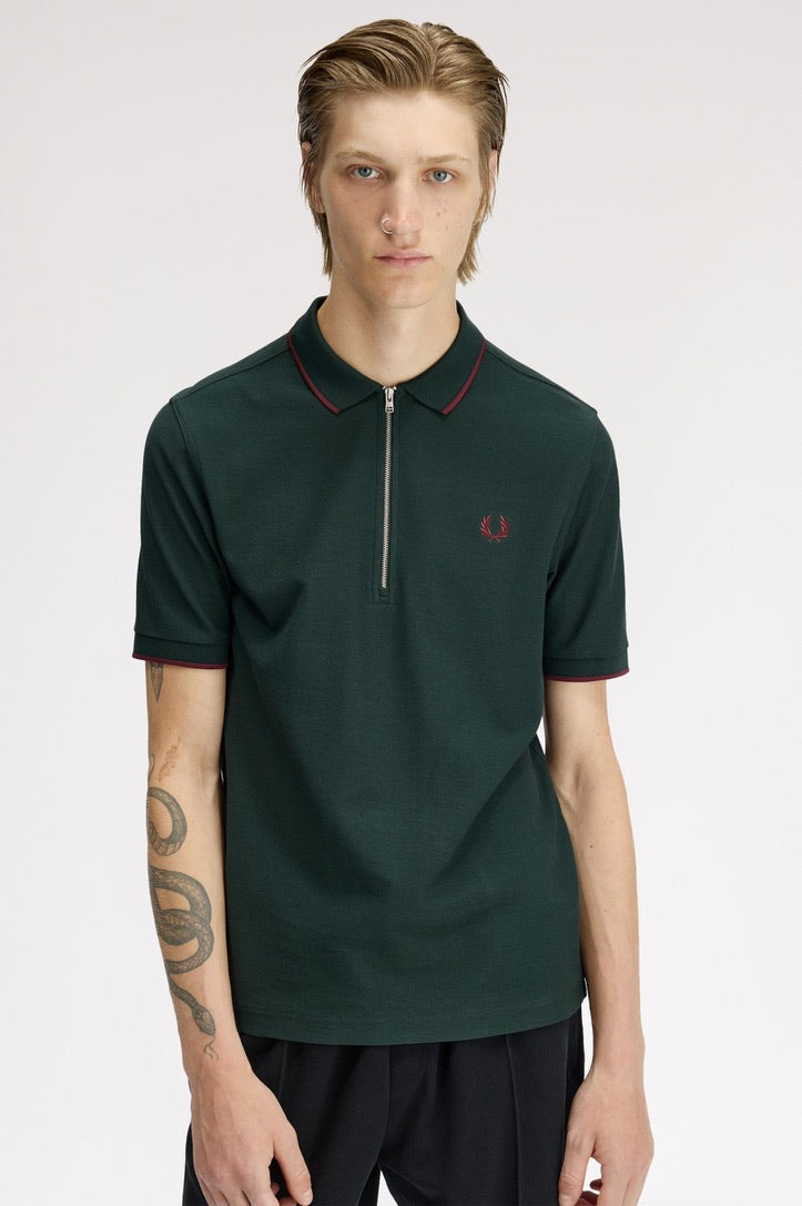 Fred Perry Crepe Polo Shirt - Grassroots