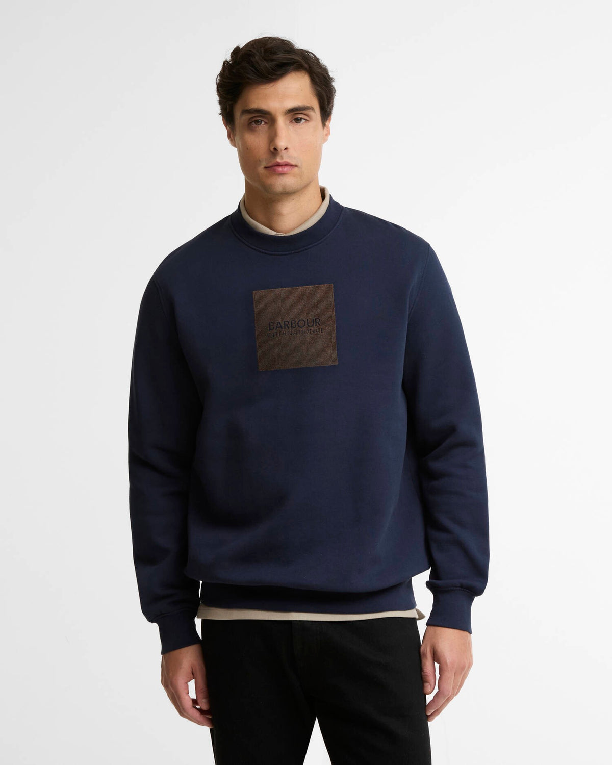 Barbour International Burnett Sweatshirt - Navy Blazer