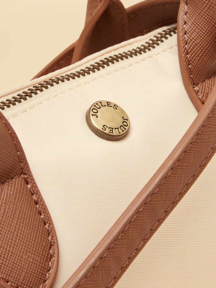 Joules Edie Cream Crossbody Handbag