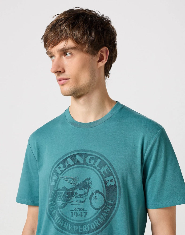 Wrangler Americana T-Shirt - Hydro