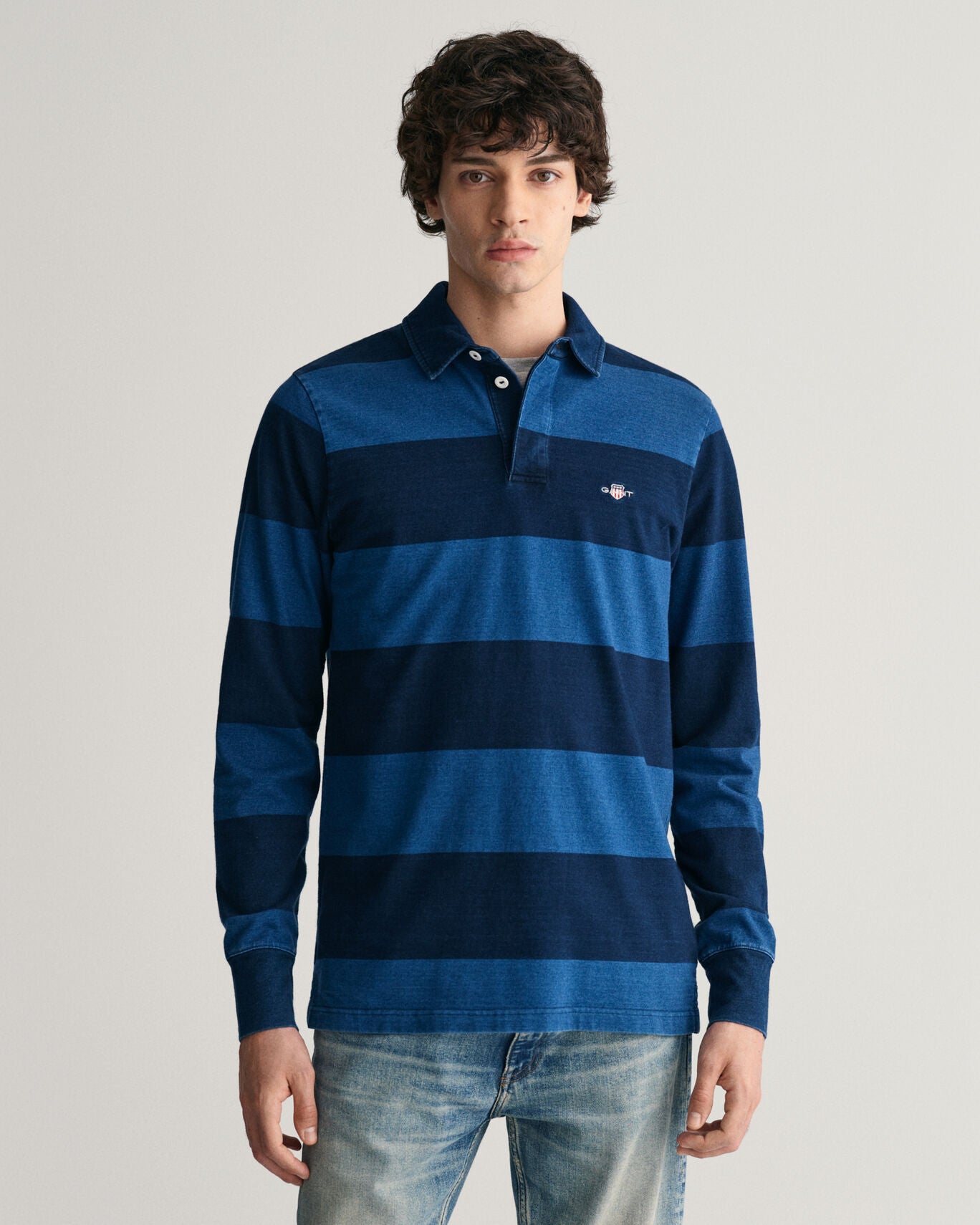 Gant Indigo Rugger Stripe - Evening Blue