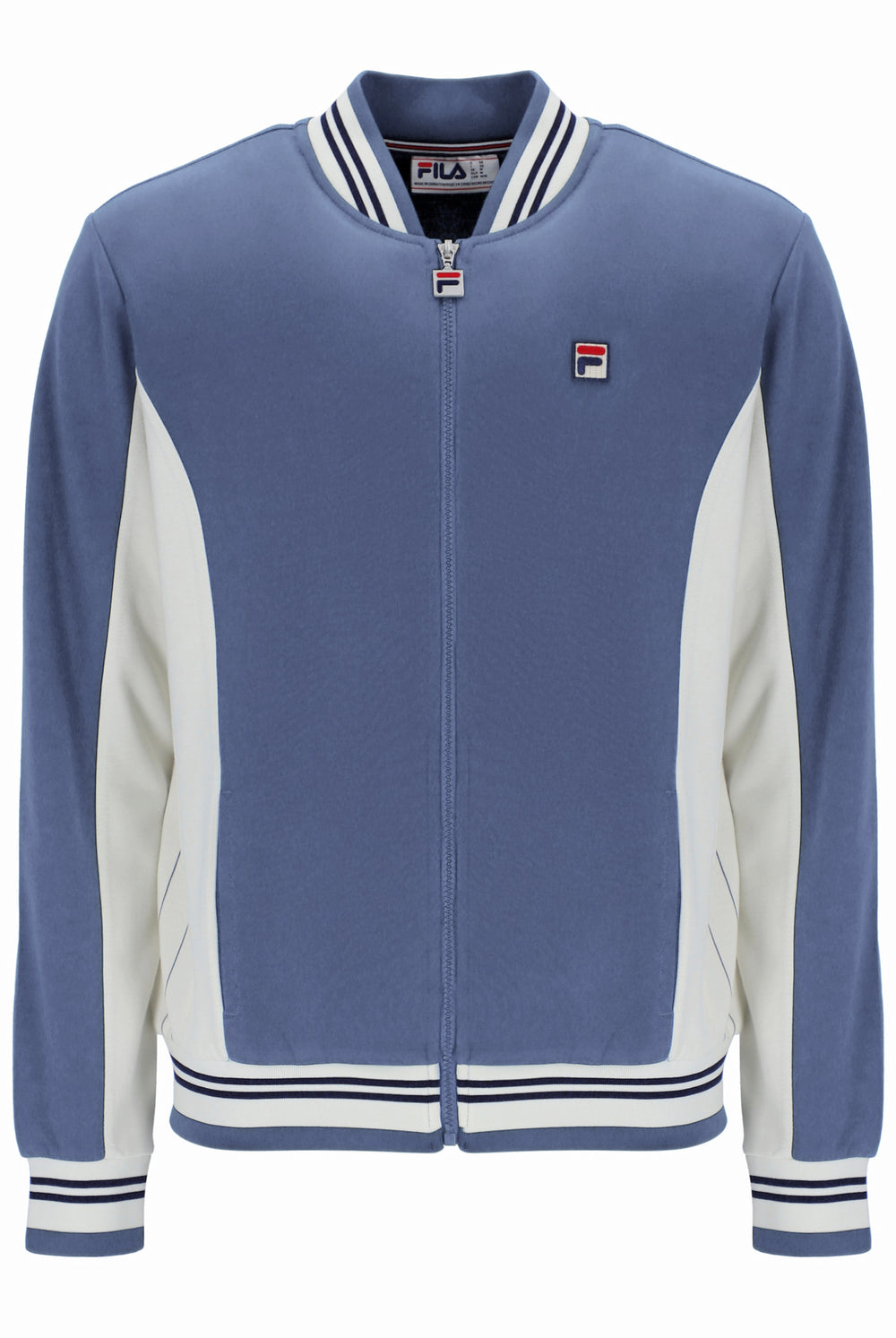 Fila Settanta Baseball Track Jacket - Vintage Indigo/Gardenia/Fila Navy