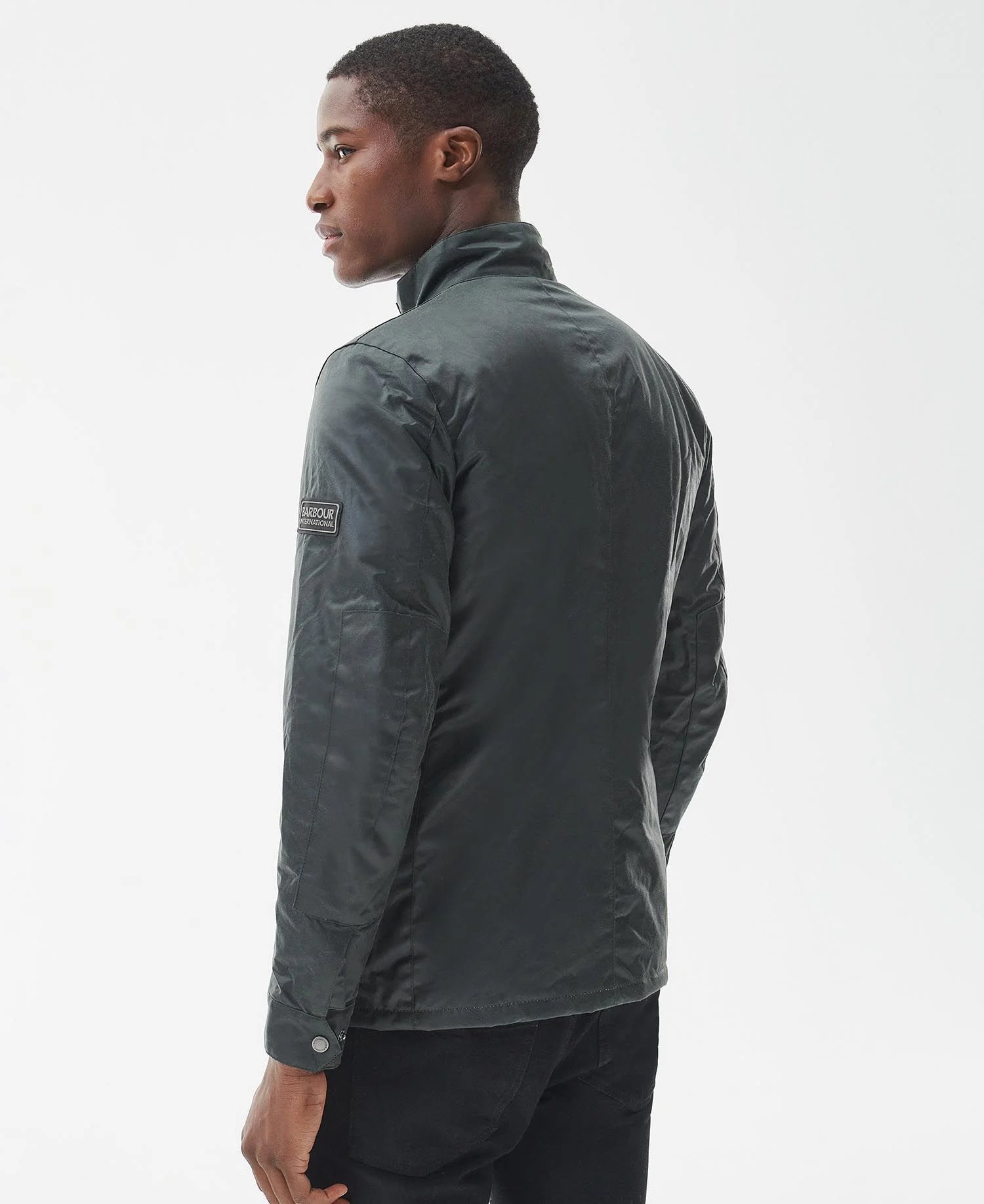 Barbour International Duke Wax Jacket - Sage