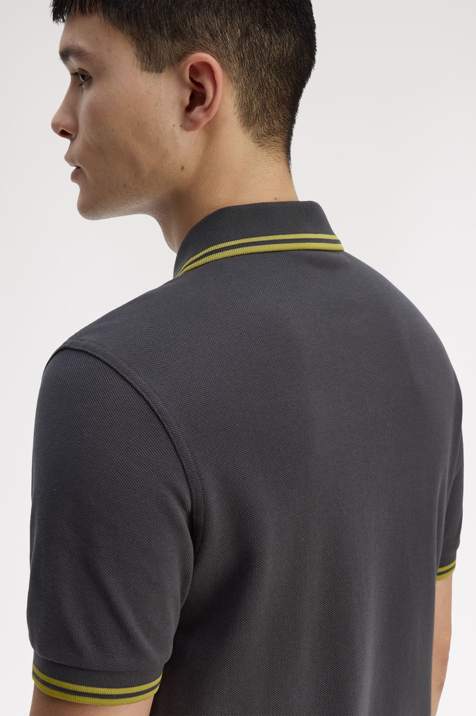 Fred Perry Twin Tipped Polo Shirt - Anchor Green