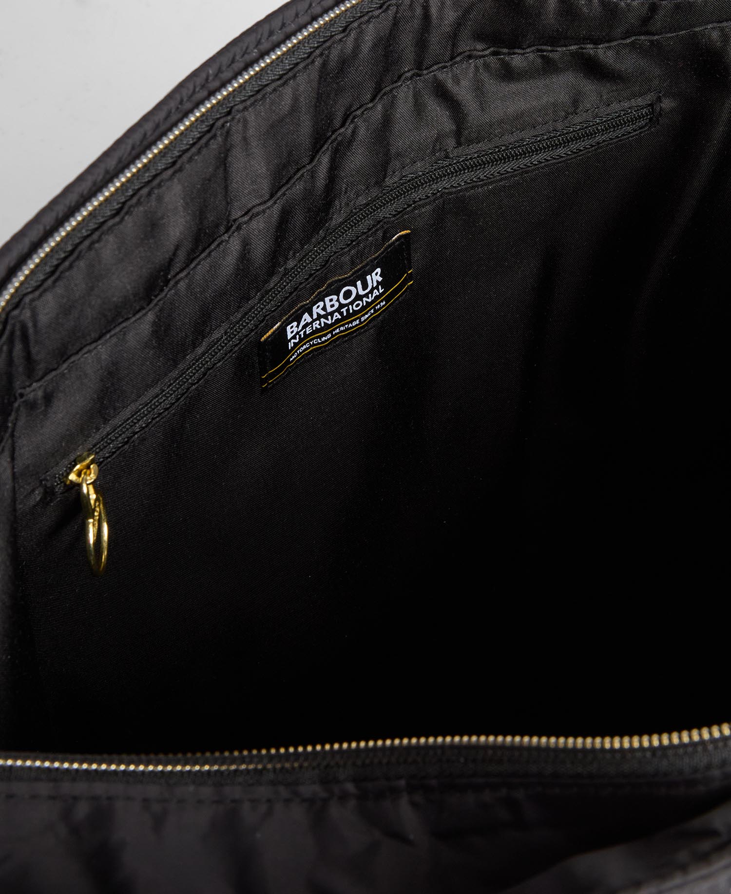 Barbour International Monaco Baffle Quilt Tote Bag - Black