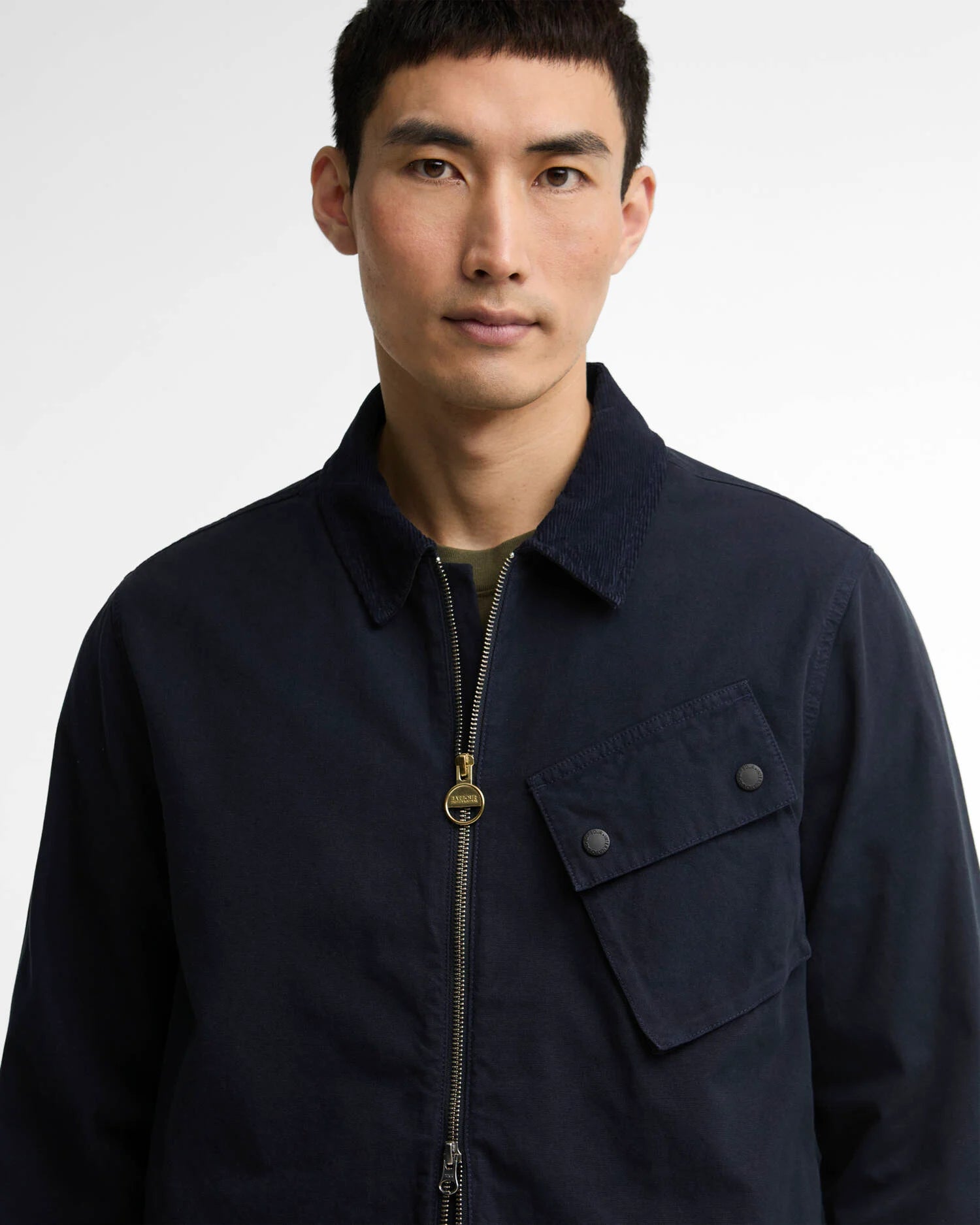 Barbour International A7 Overshirt - Navy