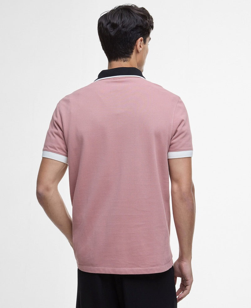 Barbour International Howall Polo Shirt - Vintage Pink
