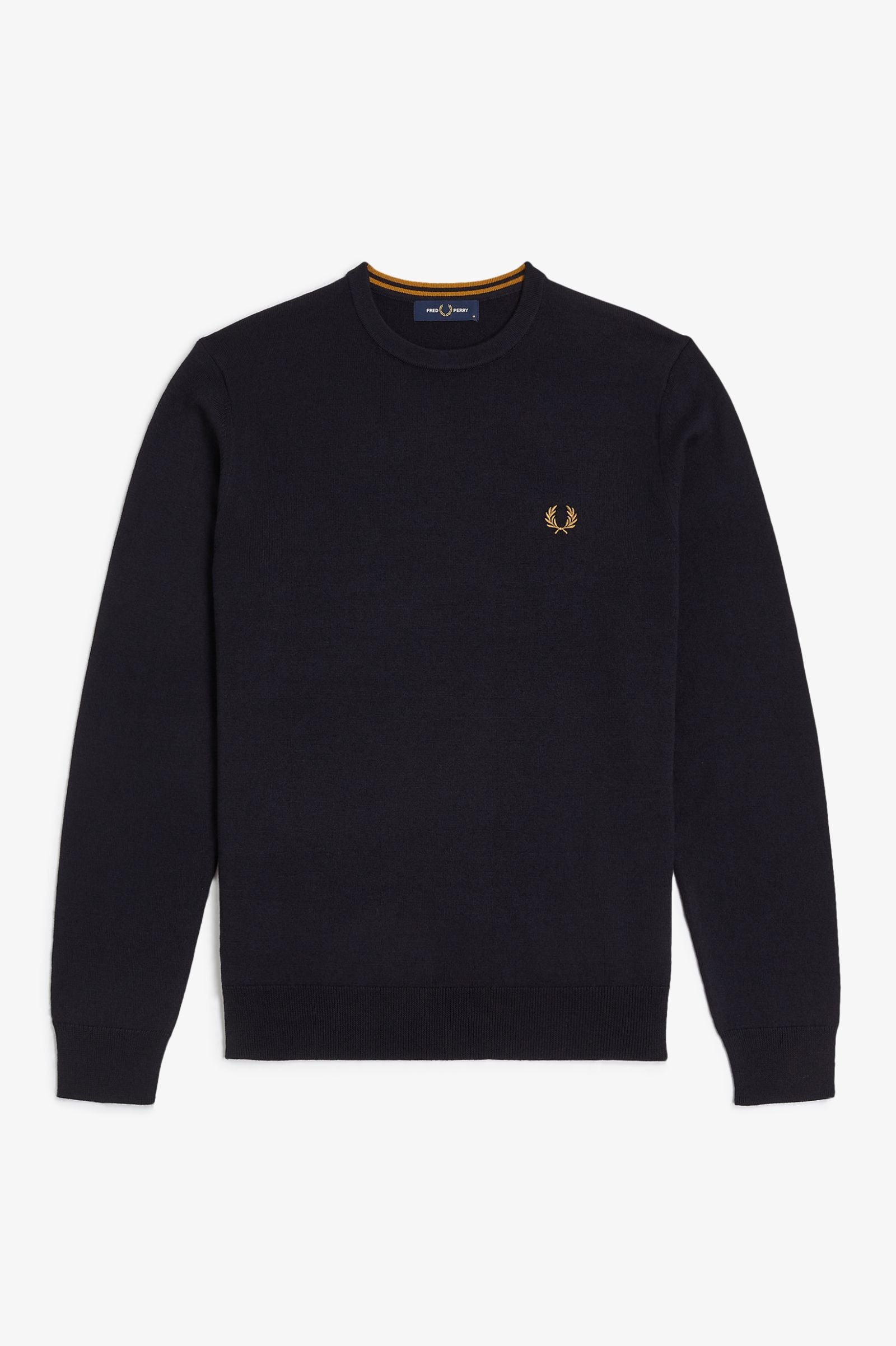 Fred Perry Classic Crew Neck Jumper - Navy