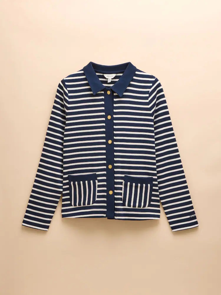 Joules Harbour Navy Jersey Cardigan