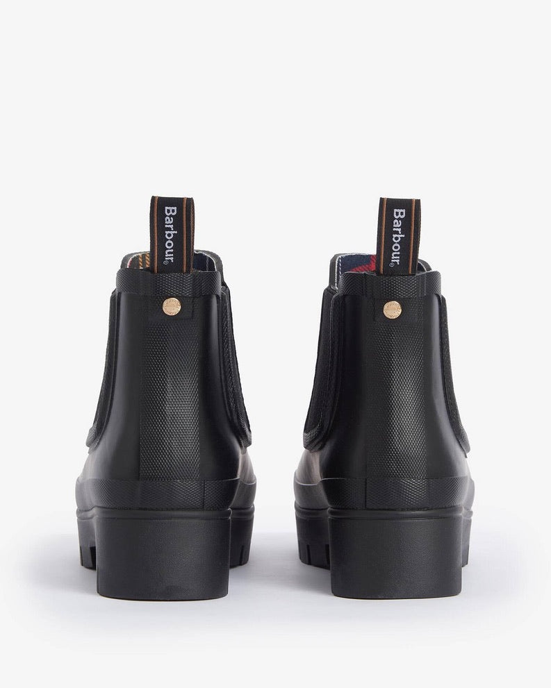 Barbour Halton Chelsea Ankle Wellingtons - Black