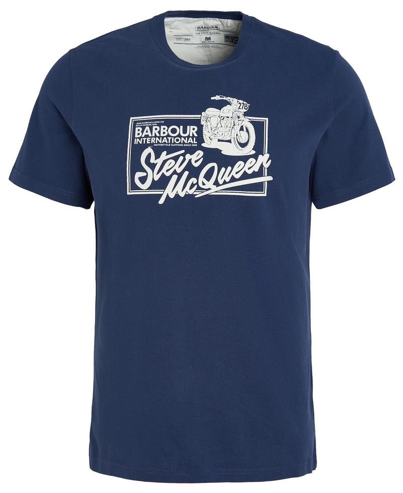 Barbour International Eddie T-Shirt - Oxford Navy