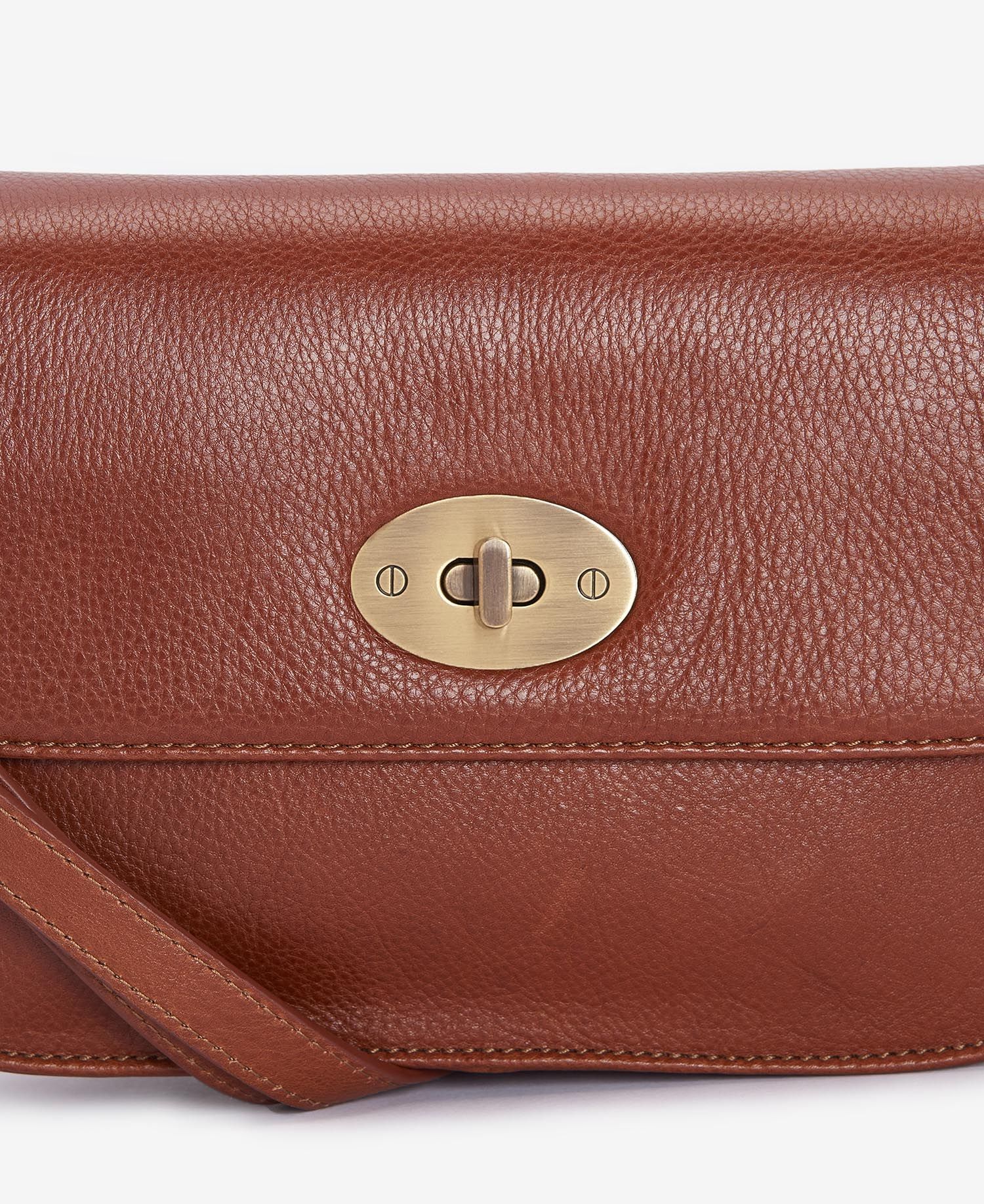 Barbour Isla Leather Cross Body Bag - Brown