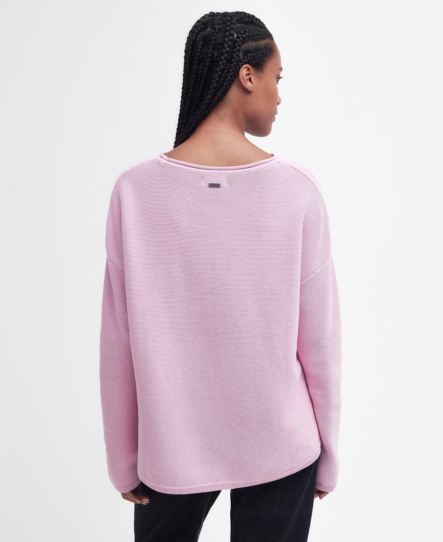 Barbour Marine Knitted Jumper - Mallow Pink