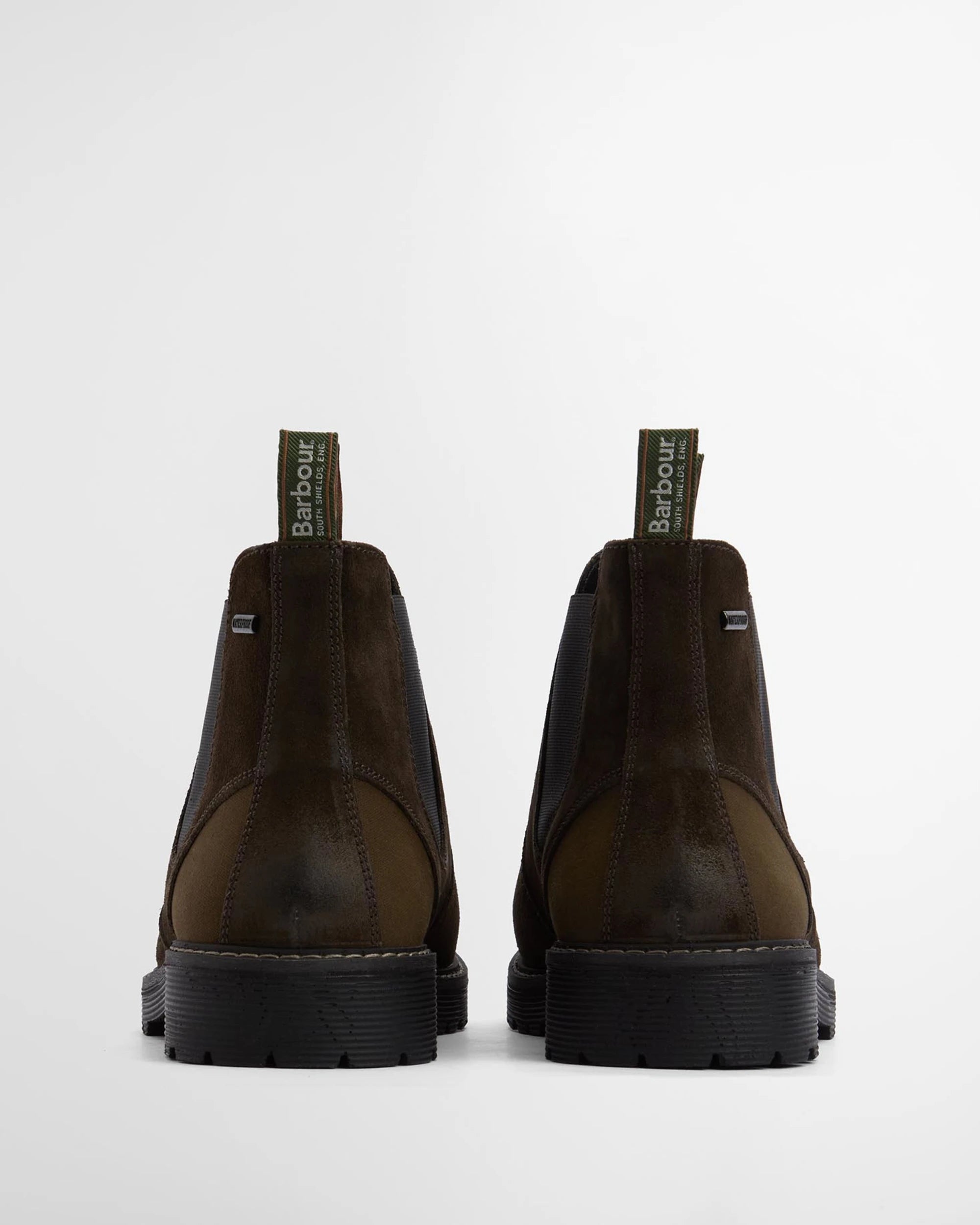 Barbour Patton Chelsea Boots - Oiled Brown