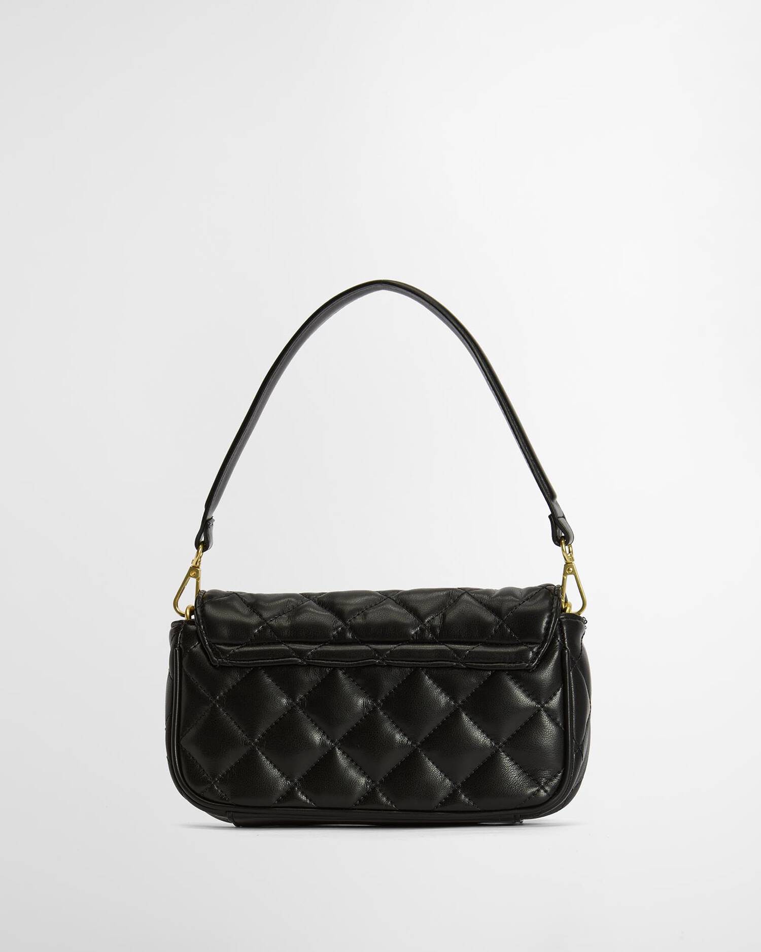 Barbour International Soft Quilt Mini Soho Crossbody Bag - Black