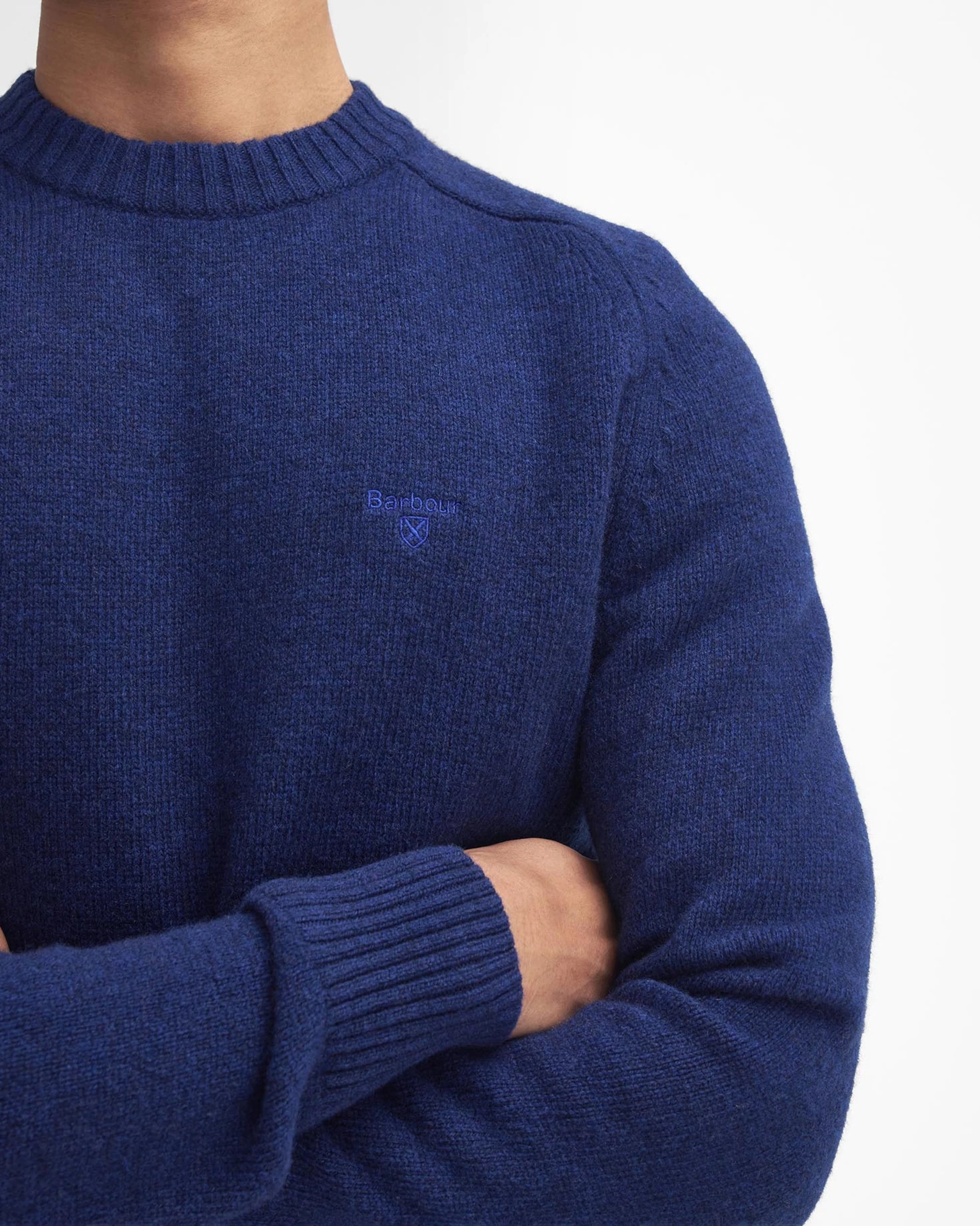 Barbour Grangetown Crew Neck Sweater - Inky Blue