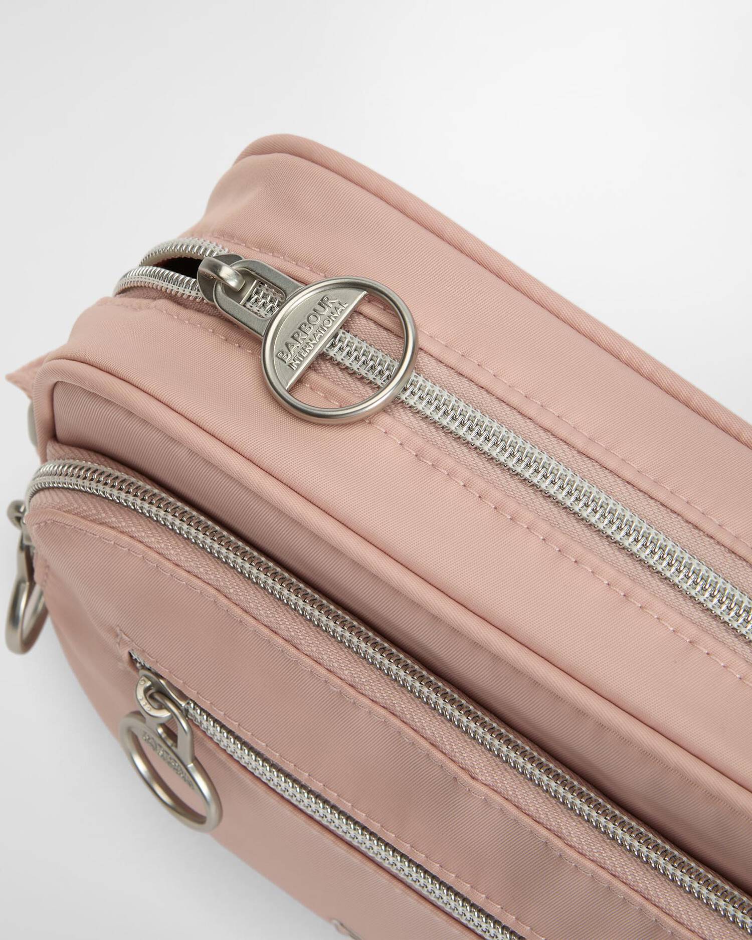 Barbour International Qualify City Crossbody Bag - Desert Pink