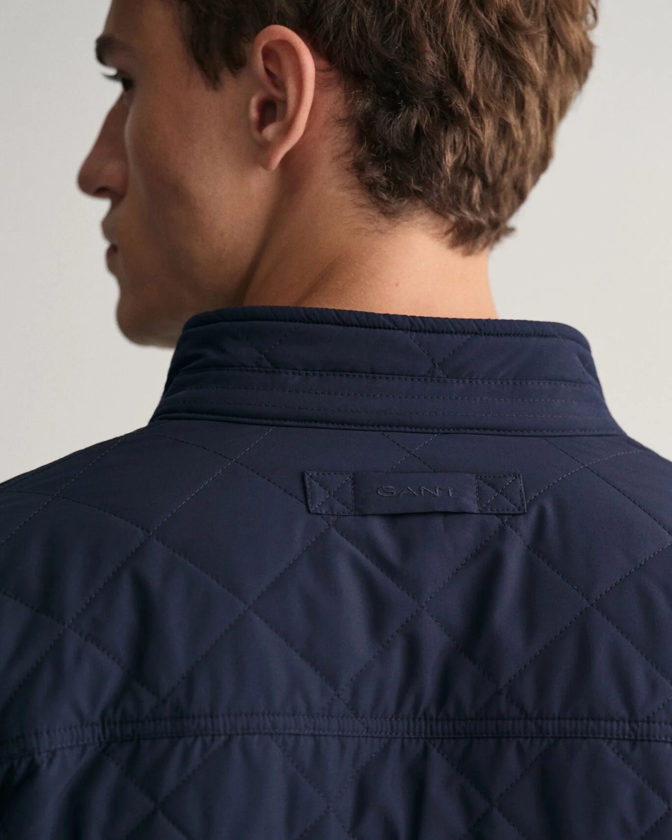 Gant Quilted Windcheater - Evening Blue