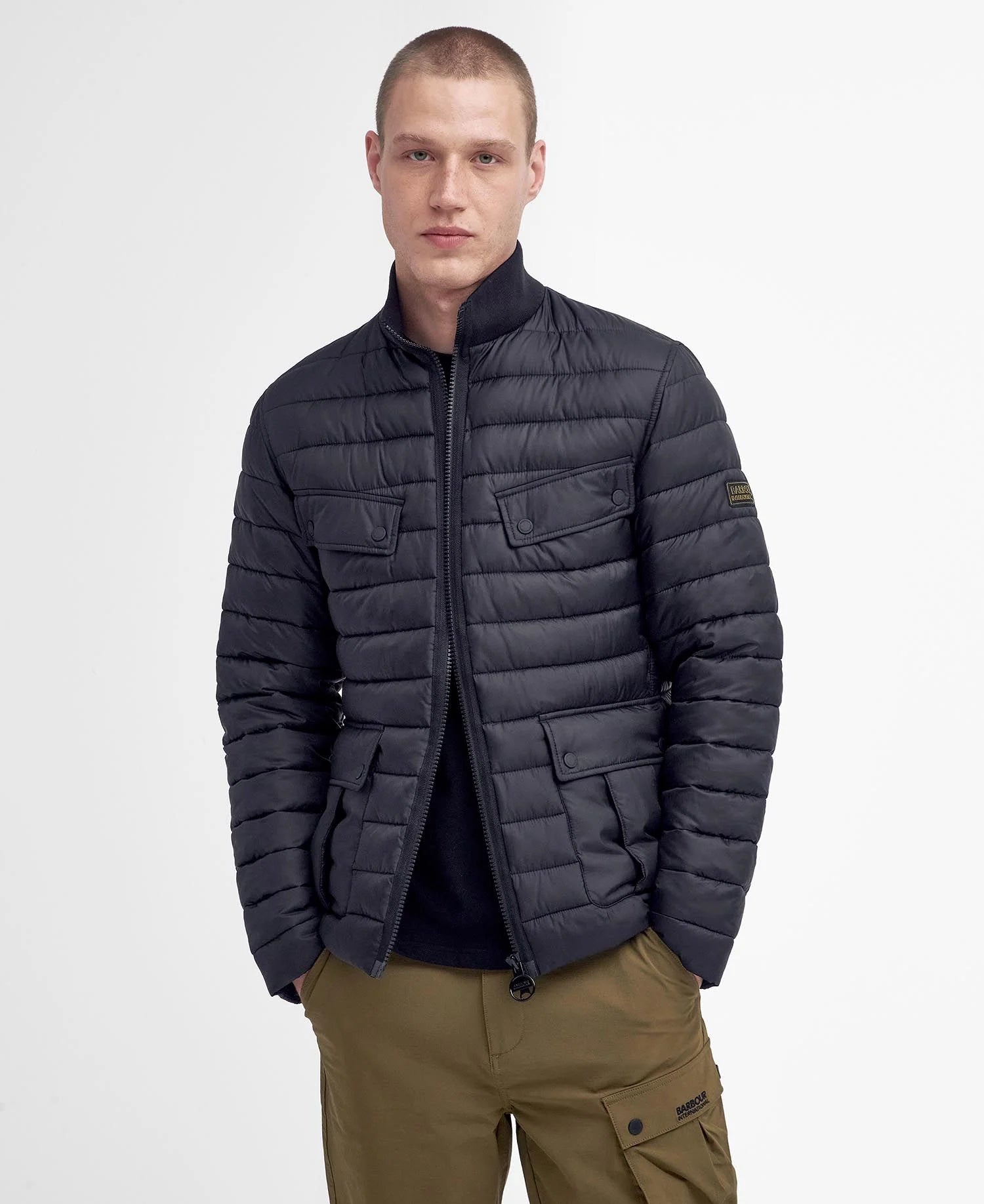 Barbour International Re Ariel Puffer Jacket Black