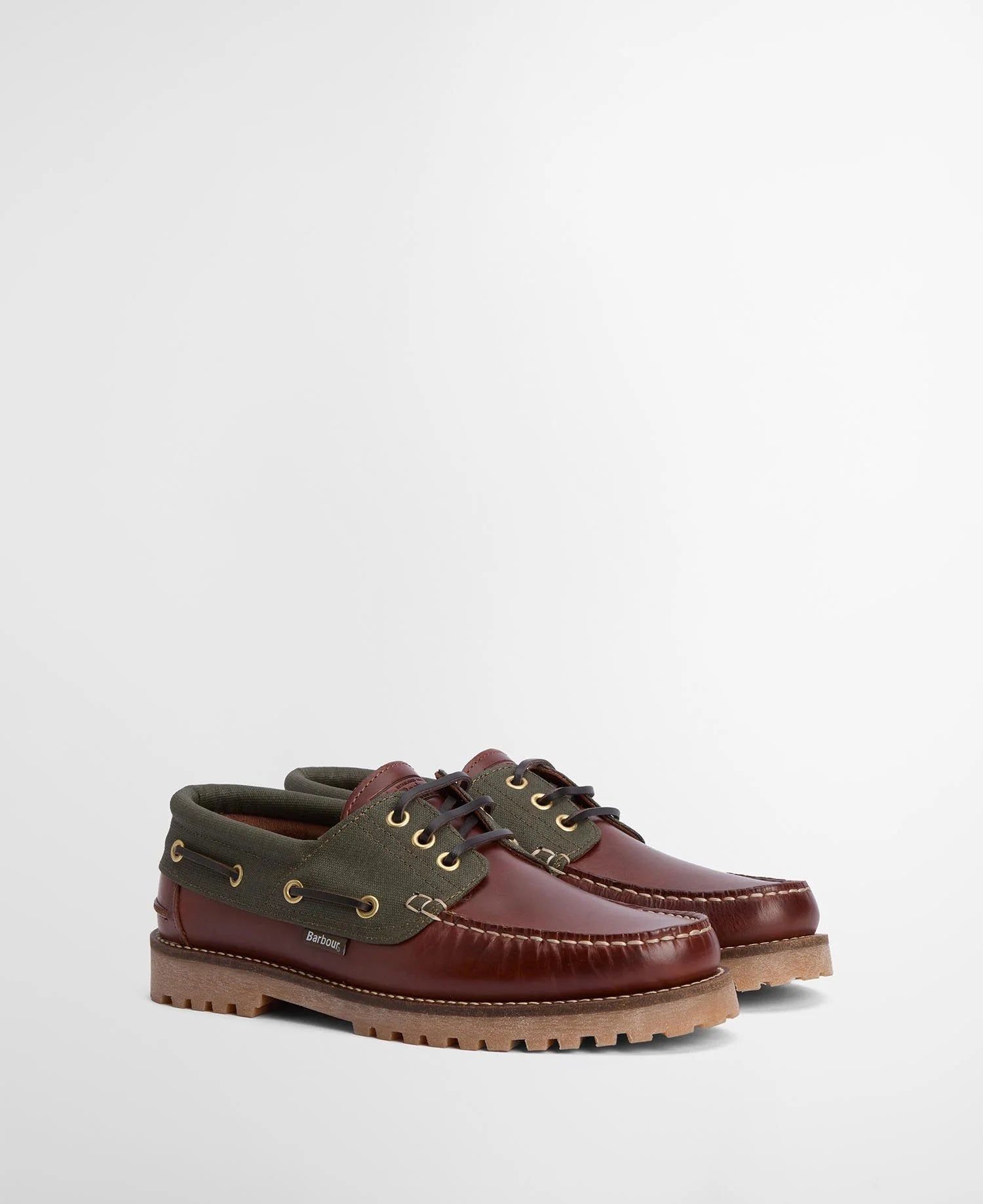 Barbour Re-Engineered Deck Boat Shoes - Mahogany
