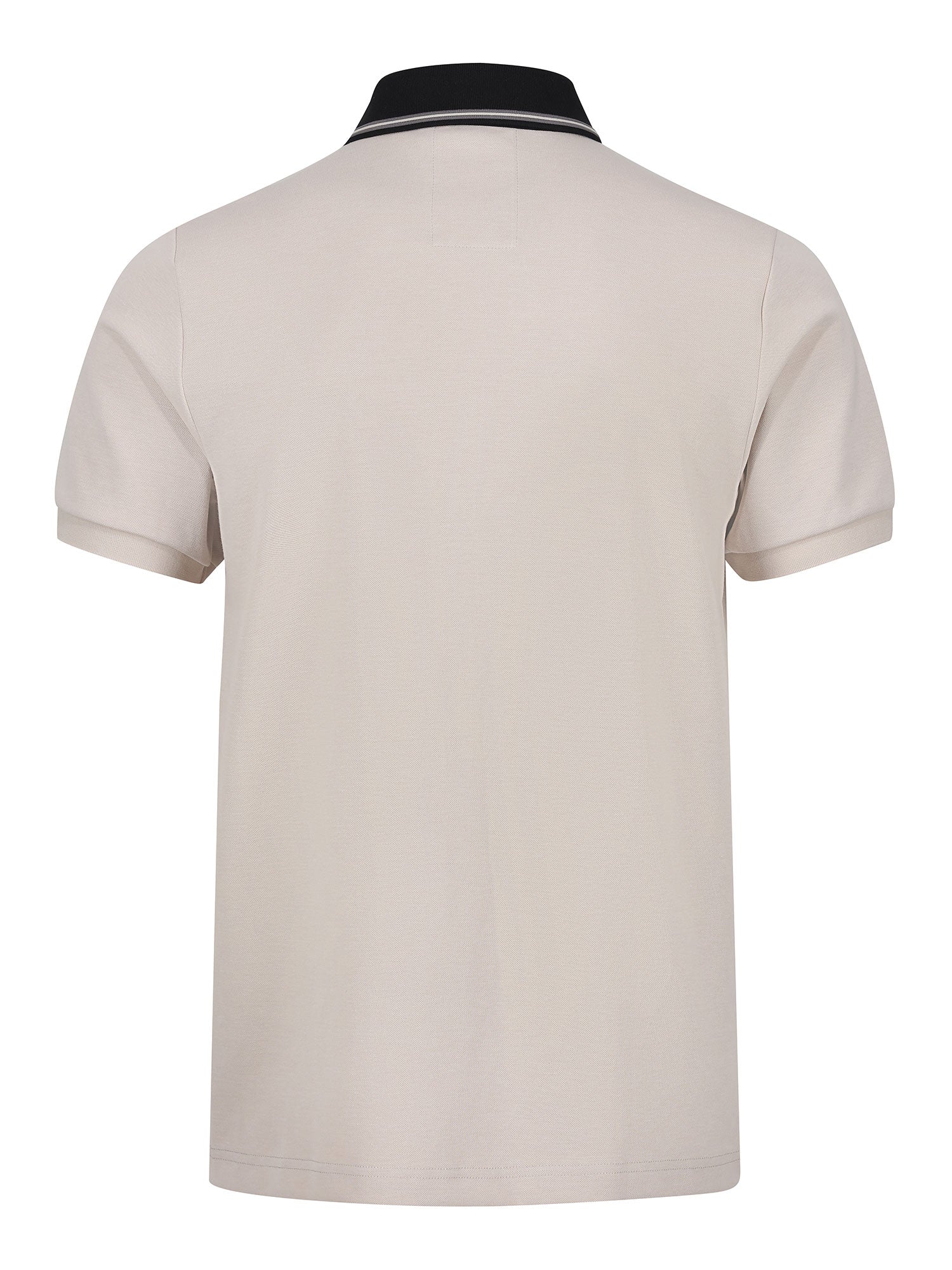 Luke Leo Tonal Polo Shirt - Dark Ecru