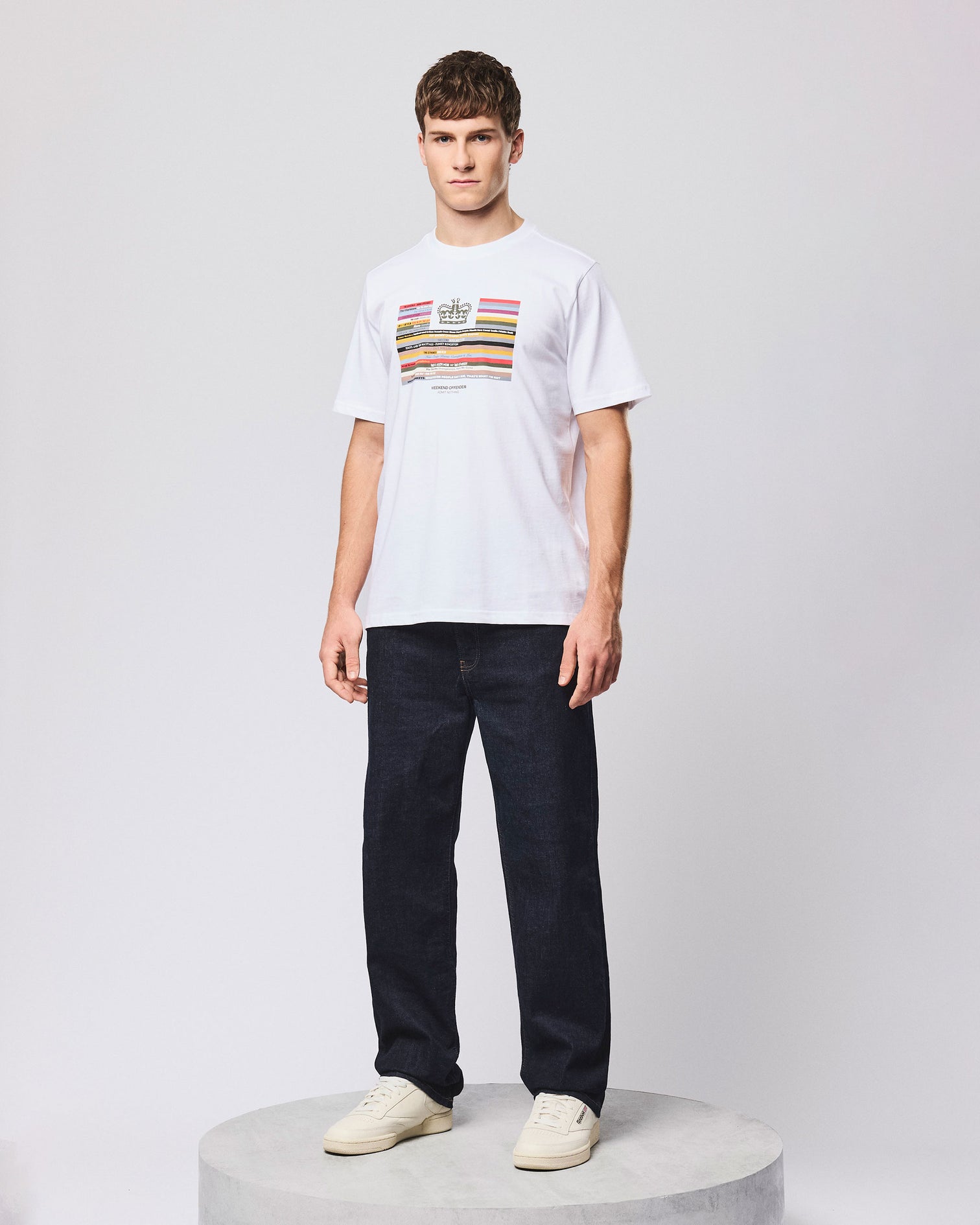 Weekend Offender Vinyl T-Shirt - White