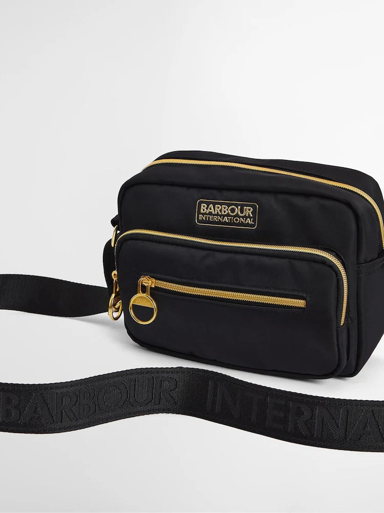 Barbour International Qualify Crossbody Bag - Black