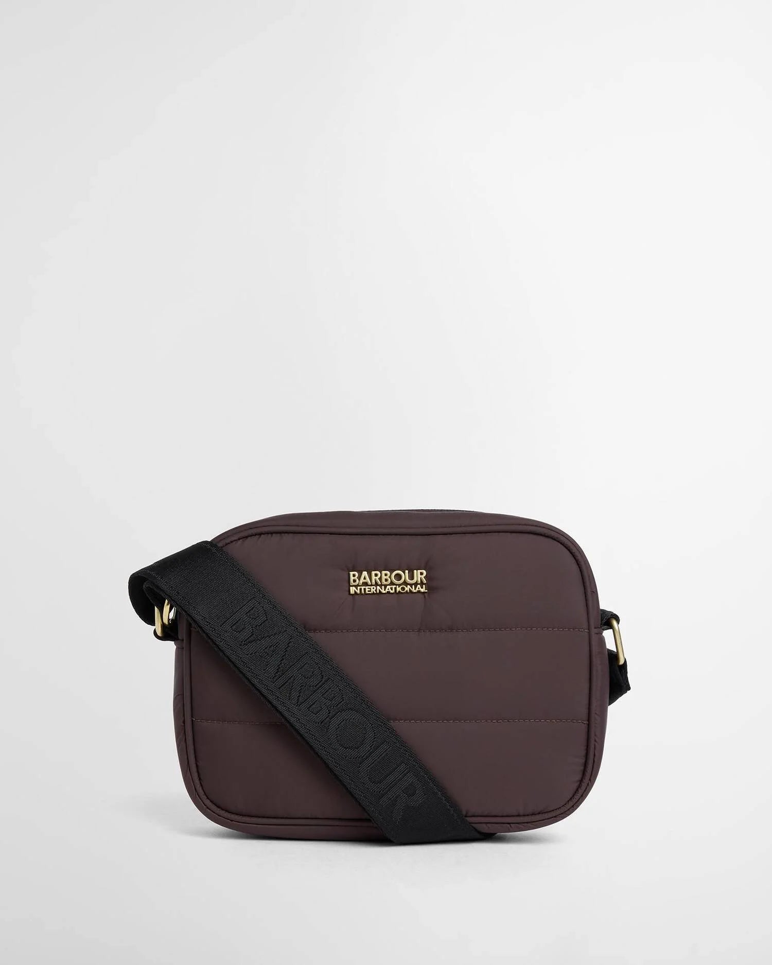 Barbour International Monaco Baffle Quilt Crossbody Bag - Truffle