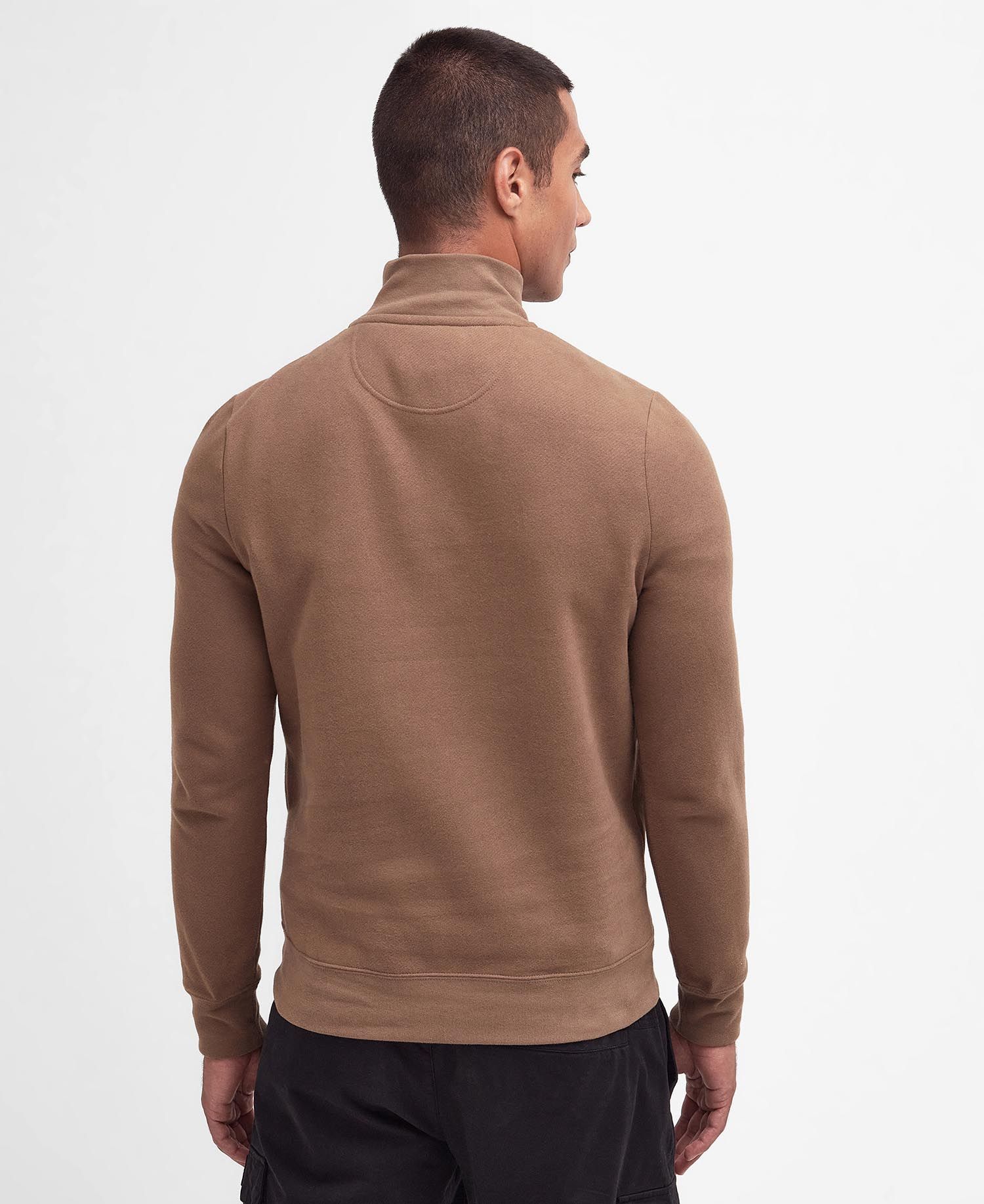 Barbour International Essential Half Zip Sweatshirt - Fossil