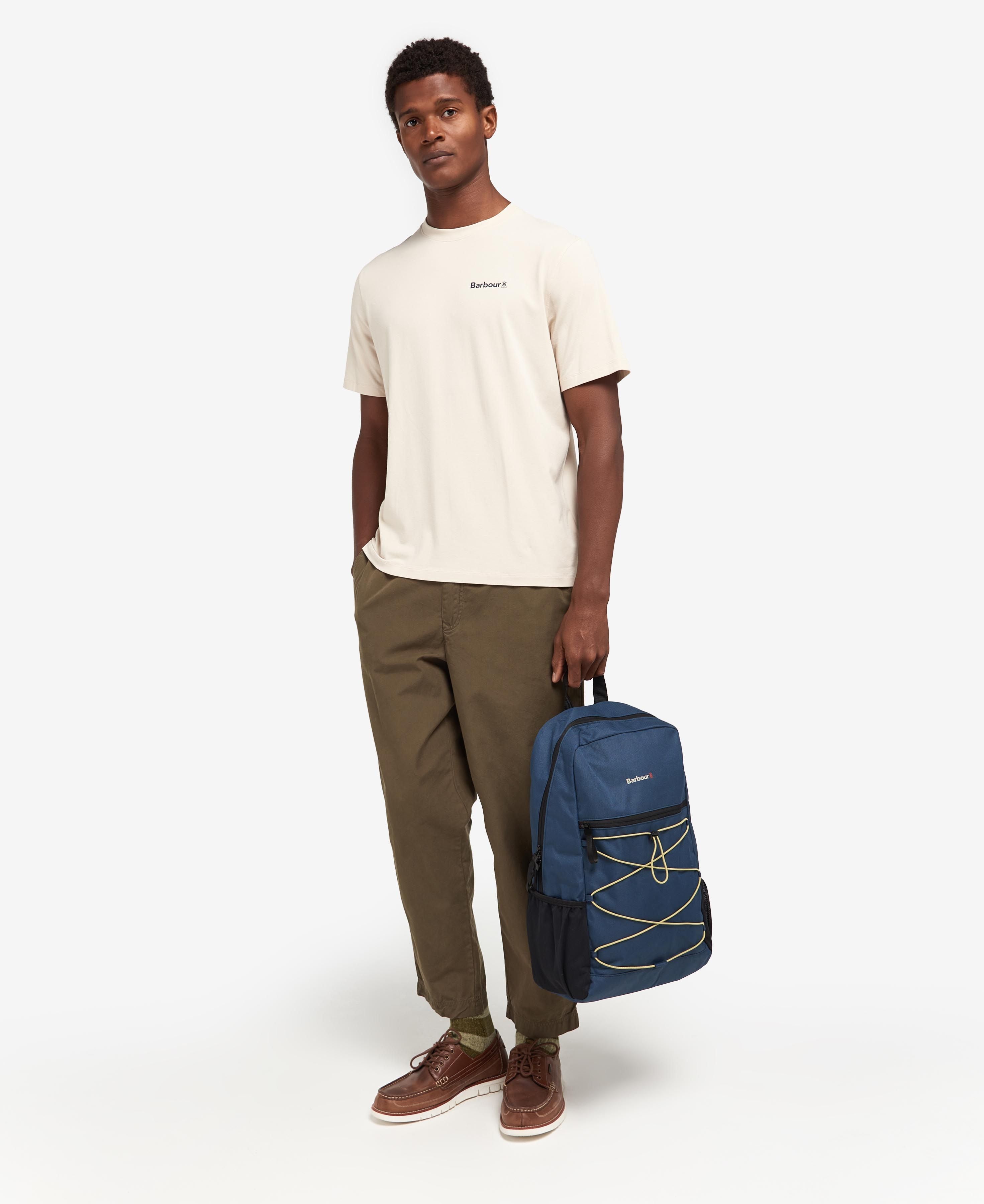 Barbour Arwin Canvas Explorer Backpack - Lake/ Golden Green
