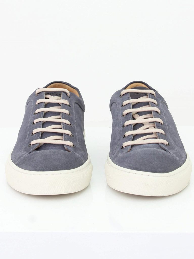 Loake Dash Trainers - Light Blue Suede
