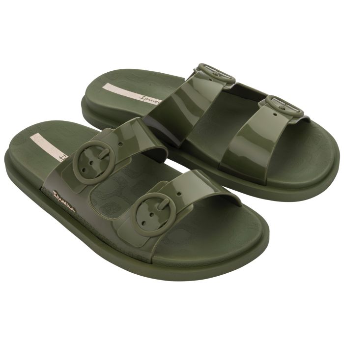 Ipanema Follow Slide Sandals - Khaki