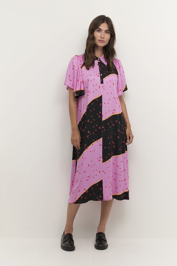 Culture Tamar Long Dress - Fuchsia Pink