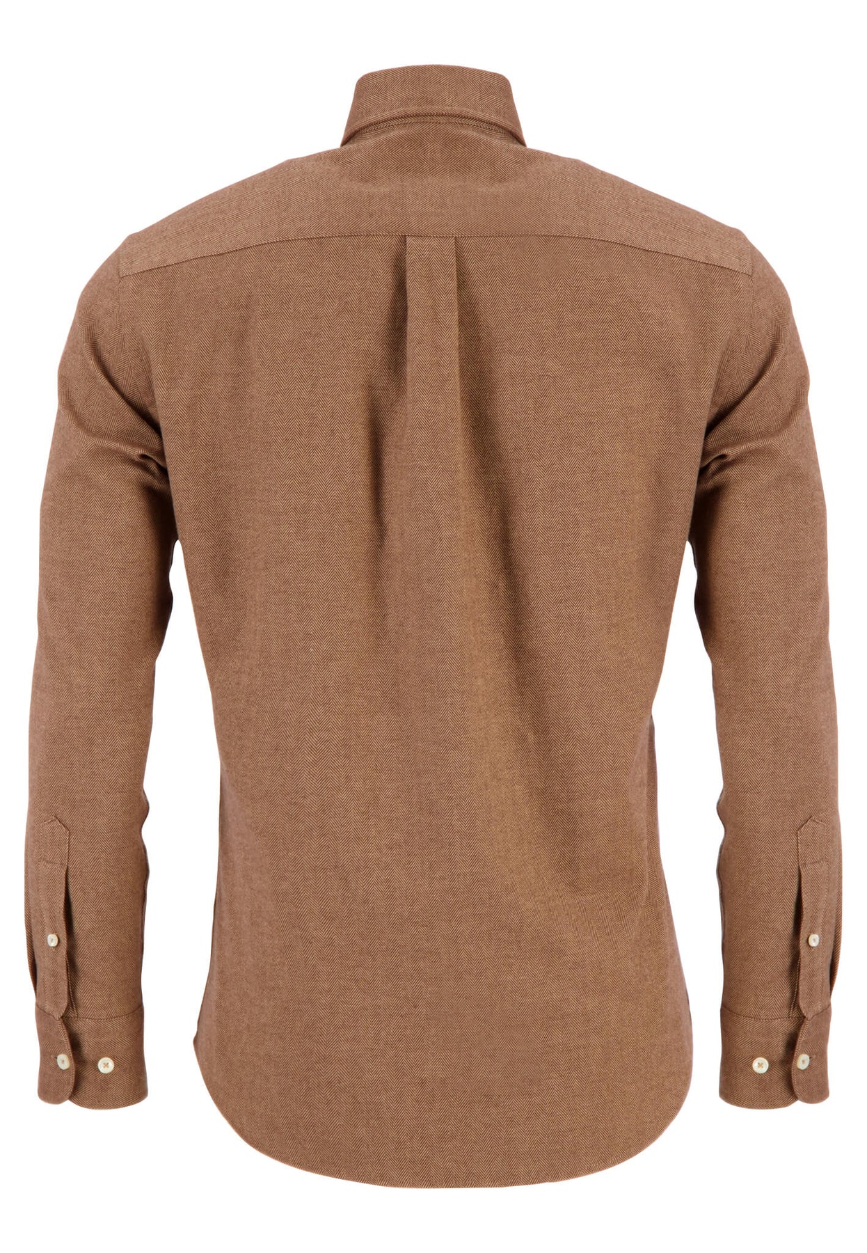 Fynch-Hatton Herringbone Shirt - Camel