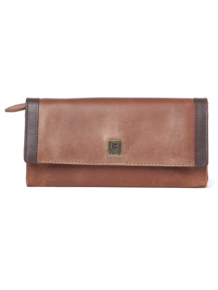 Dubarry Collinstown Leather Envelope-Style Wallet Chestnut