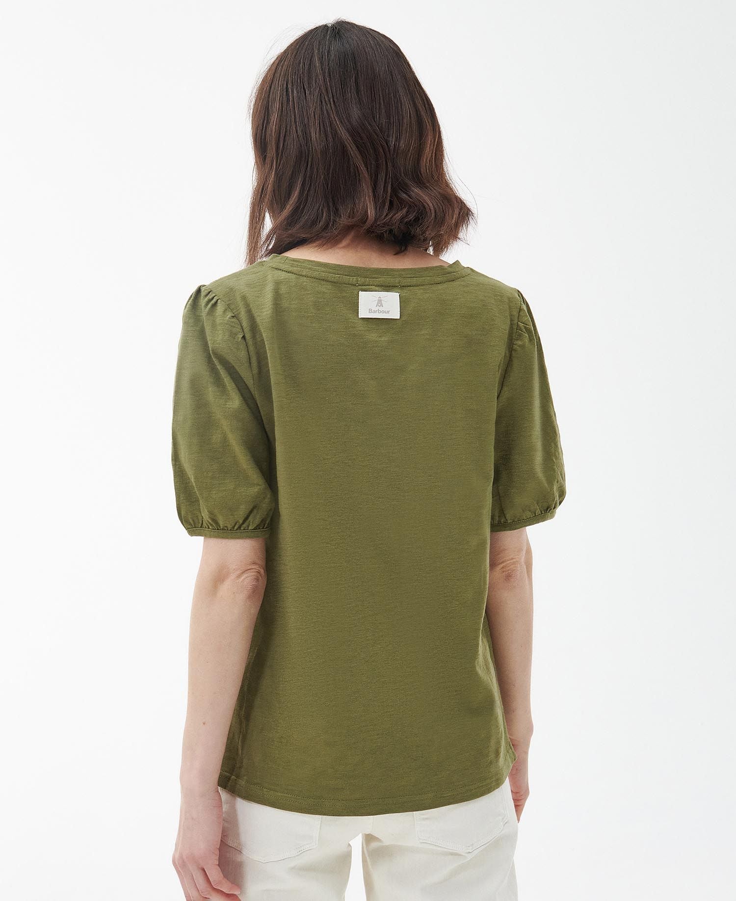 Barbour Pearl Top - Olive Tree Green