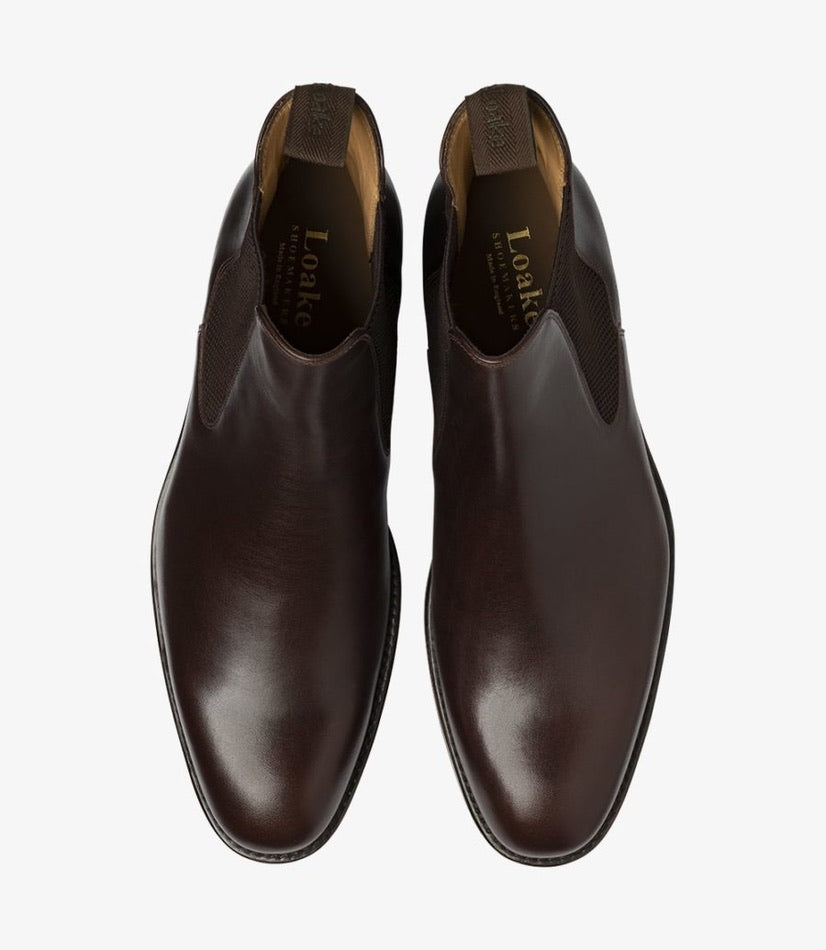 Loake Buscot Premium Boots - Dark Brown