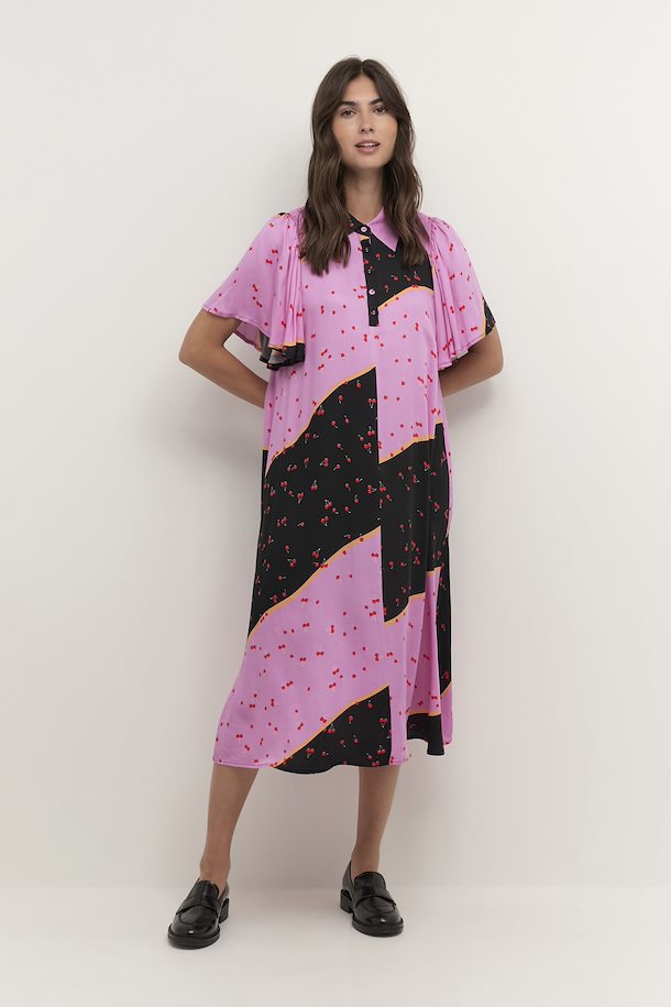 Culture Tamar Long Dress - Fuchsia Pink