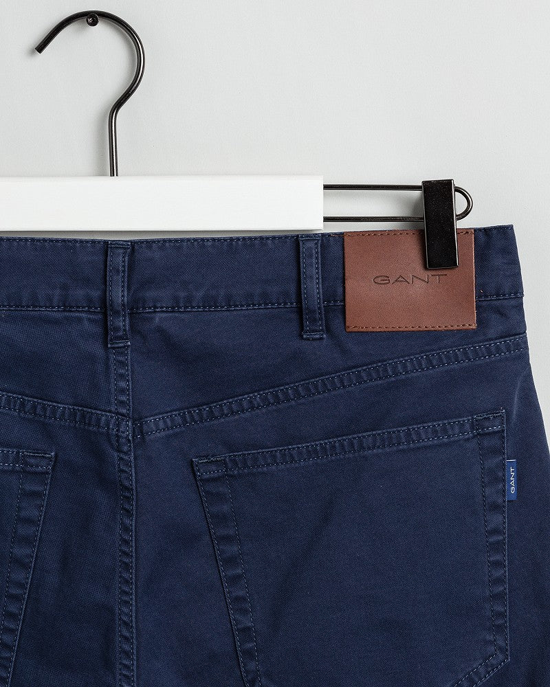 Gant Slim Straight Dusty Twill Jeans - Marine SS20