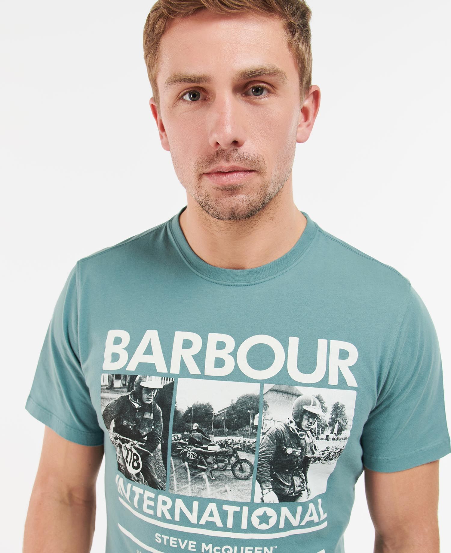 Barbour International SMQ Milton Tee - North Atlantic