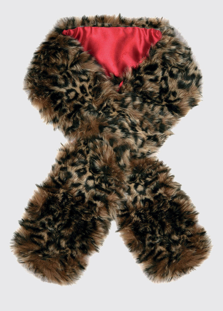 Dubarry Faux Fur Scarf - Leopard